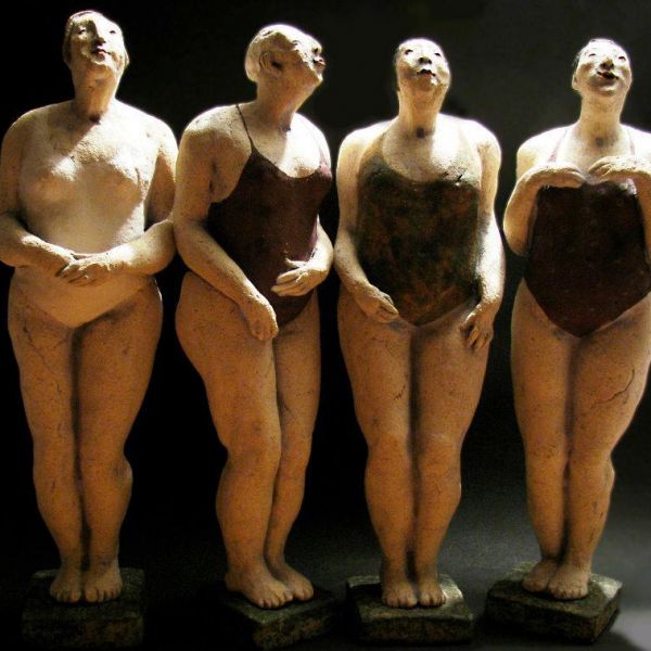 Swimmers, Big Four, about 28 cm tall