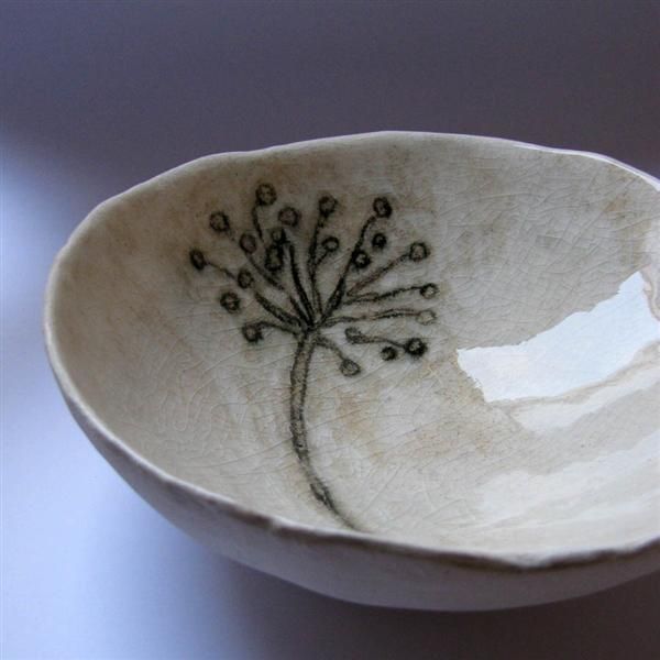 Bowl with some Flower, 16 cm